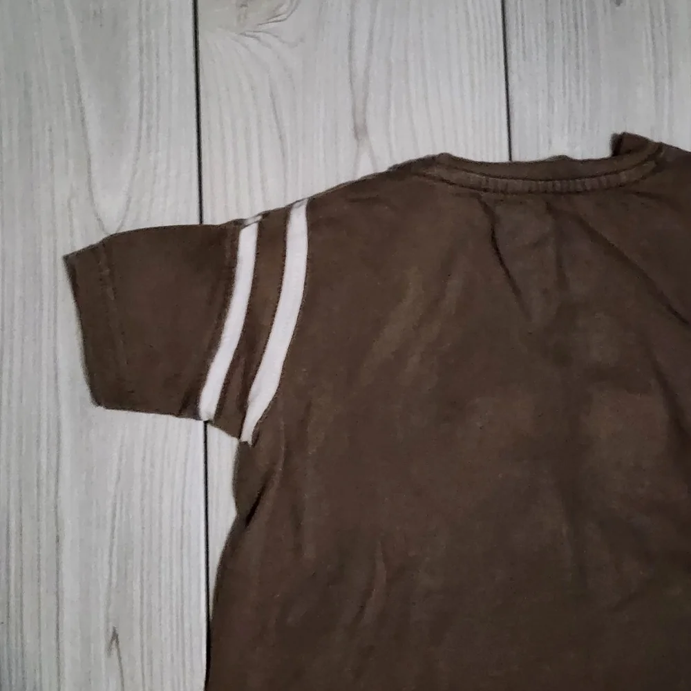 Gymboree Brown short sleeve Tee with Tiger Face Size 6-12 Mo